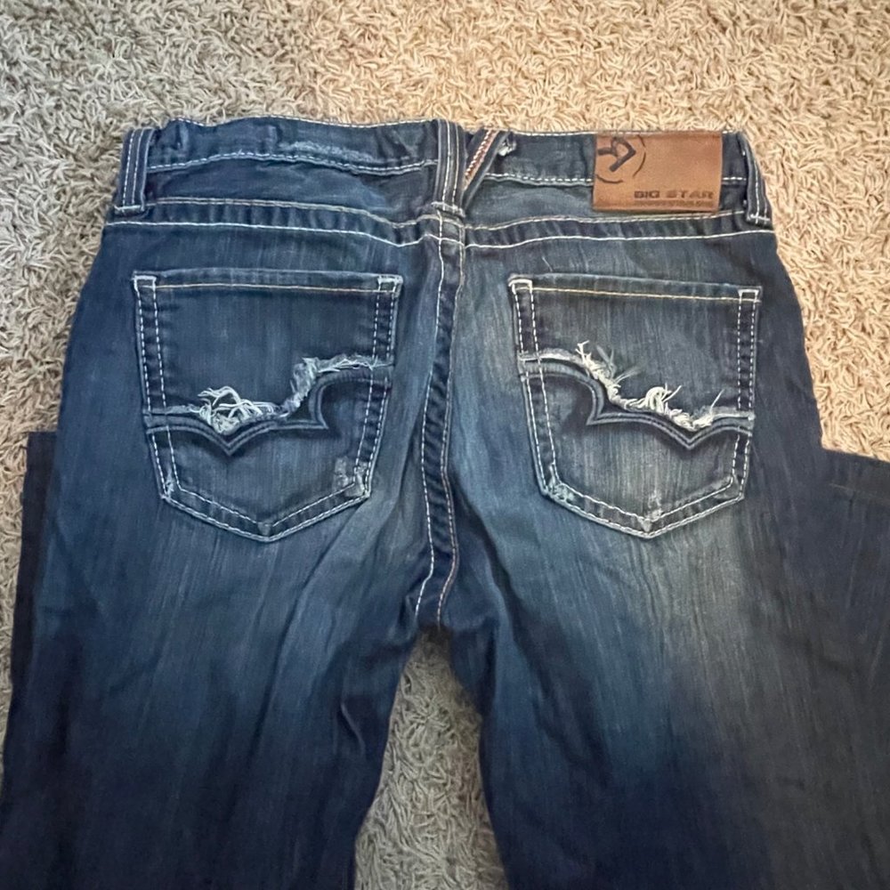 Men's Big Star Union Straight Jeans Size 33L